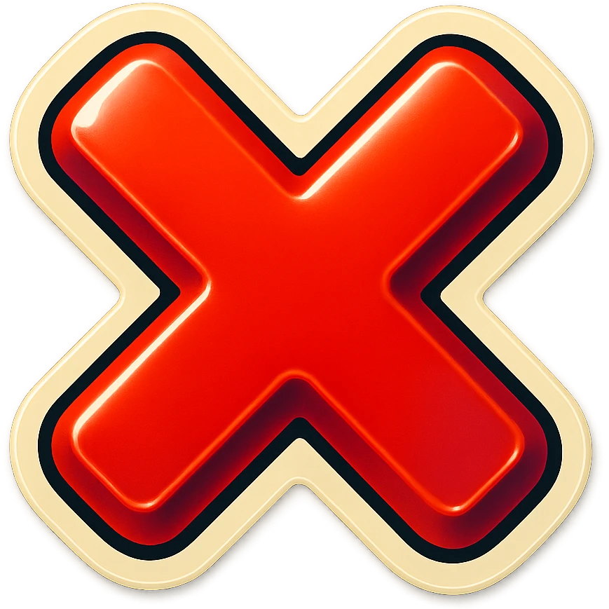 Cross Mark emoji