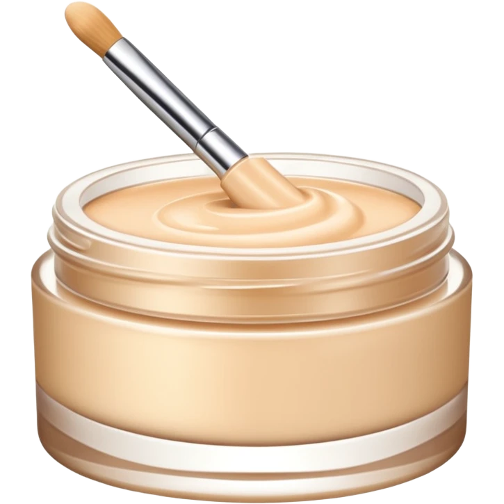 The makeup cream only has a cream form. emoji