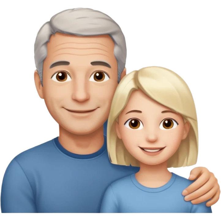 Epstein and a child emoji