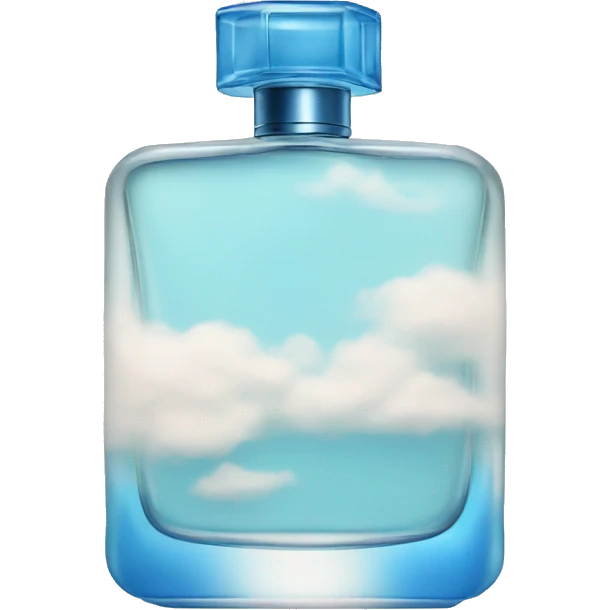 Sky blue perfume  emoji