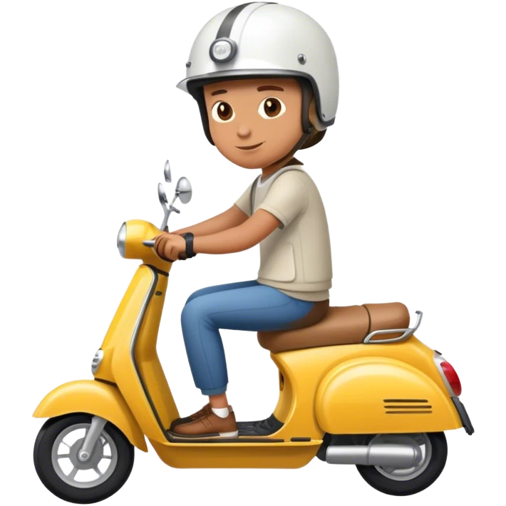 riding a scooter emoji