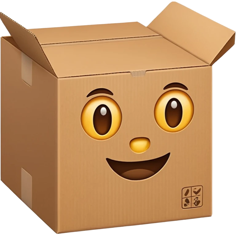 Cardboard box emoji