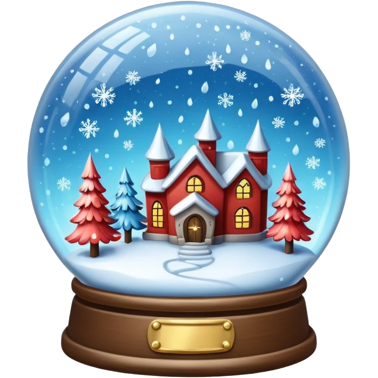 snow globe winter fantasy emoji