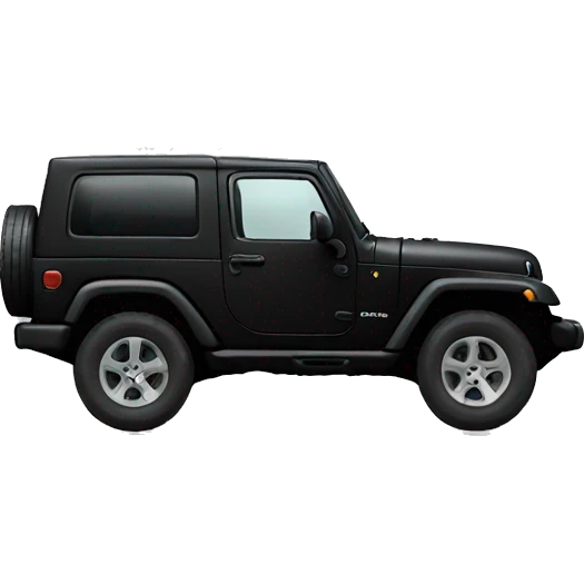 black jeep  emoji