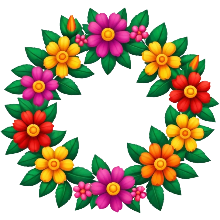 festive and vibrant garland of traditional mexican  emoji