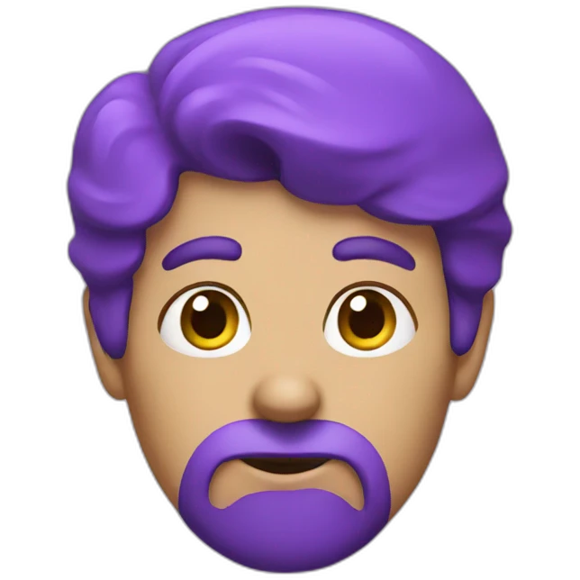 Purple guy emoji