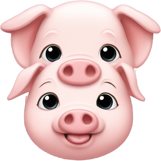 3 baby pigs emoji