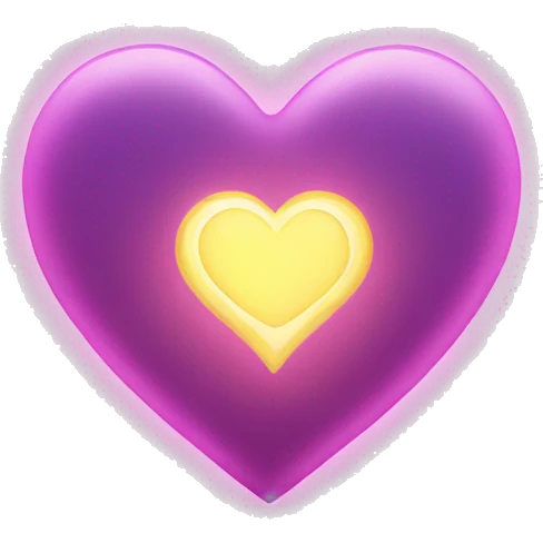 Heart with light  emoji
