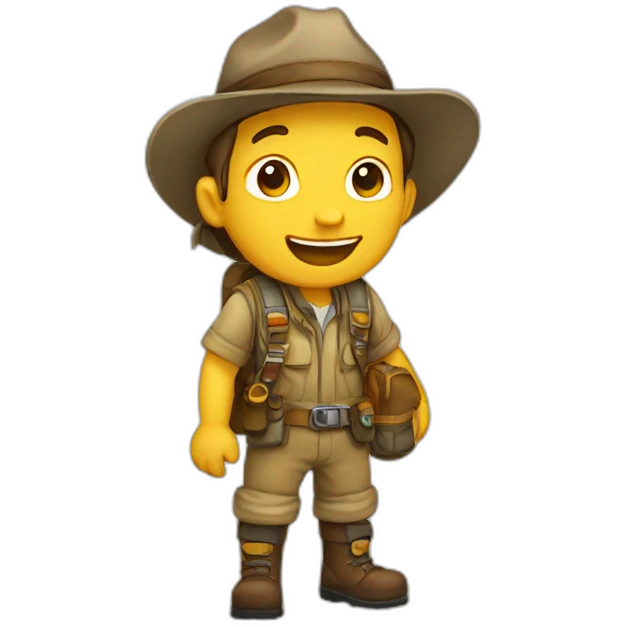 explorer happy emoji