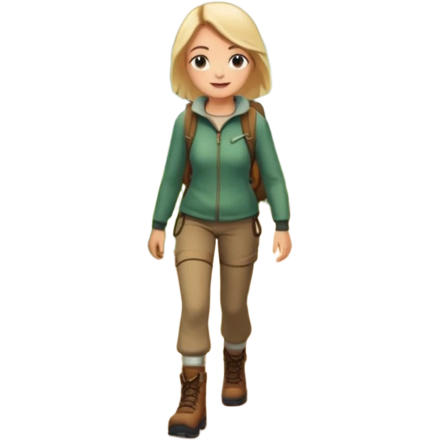 Forest Path Walker woman emoji