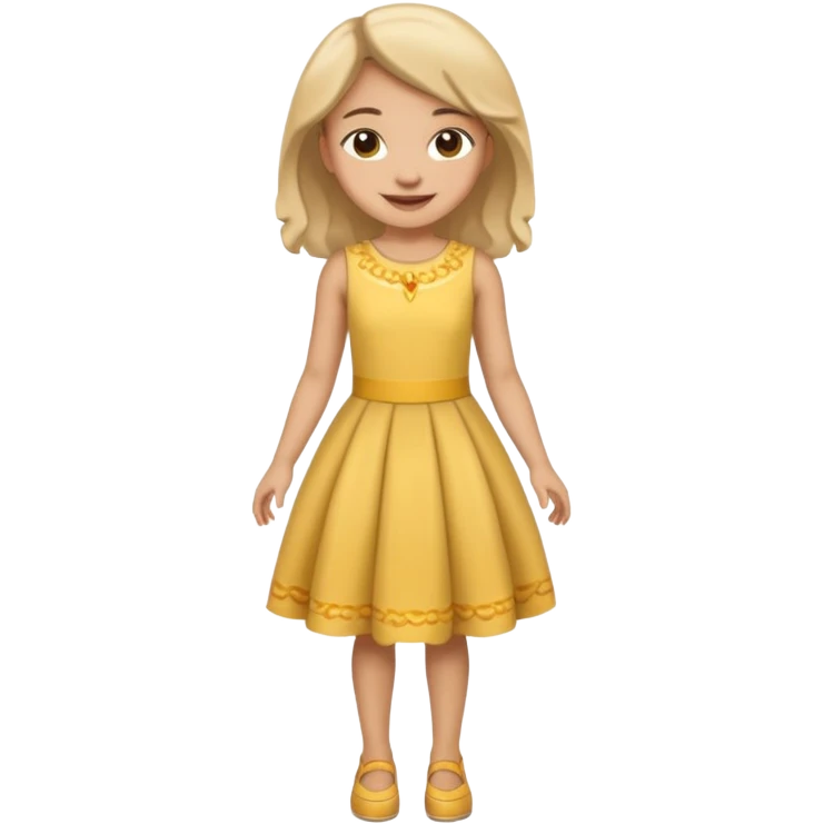 ligth girl full body emoji