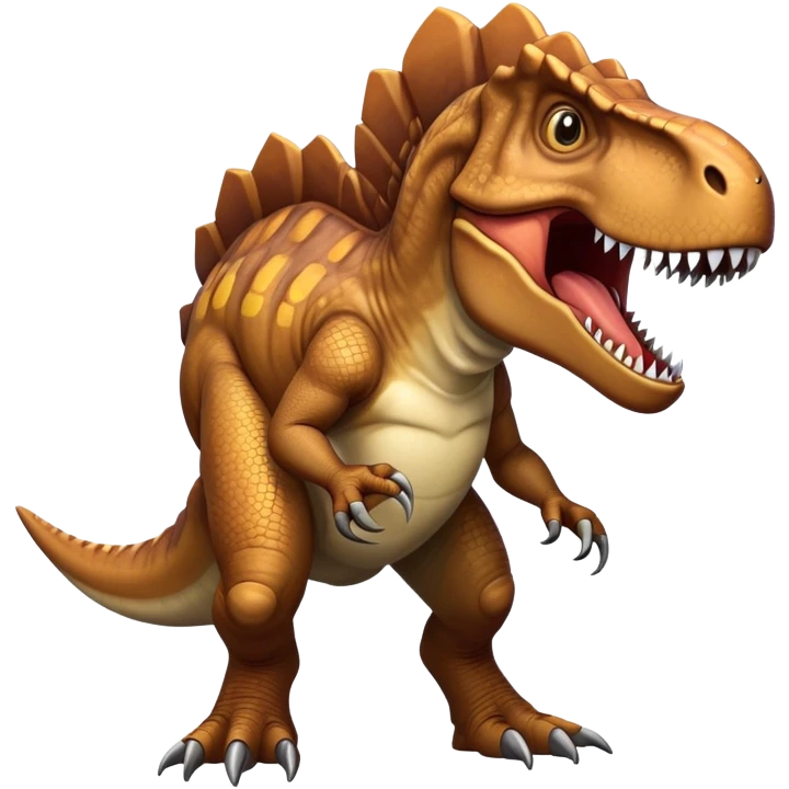Tyrannosaurus Rex dinosaur with small arms and big teeth emoji