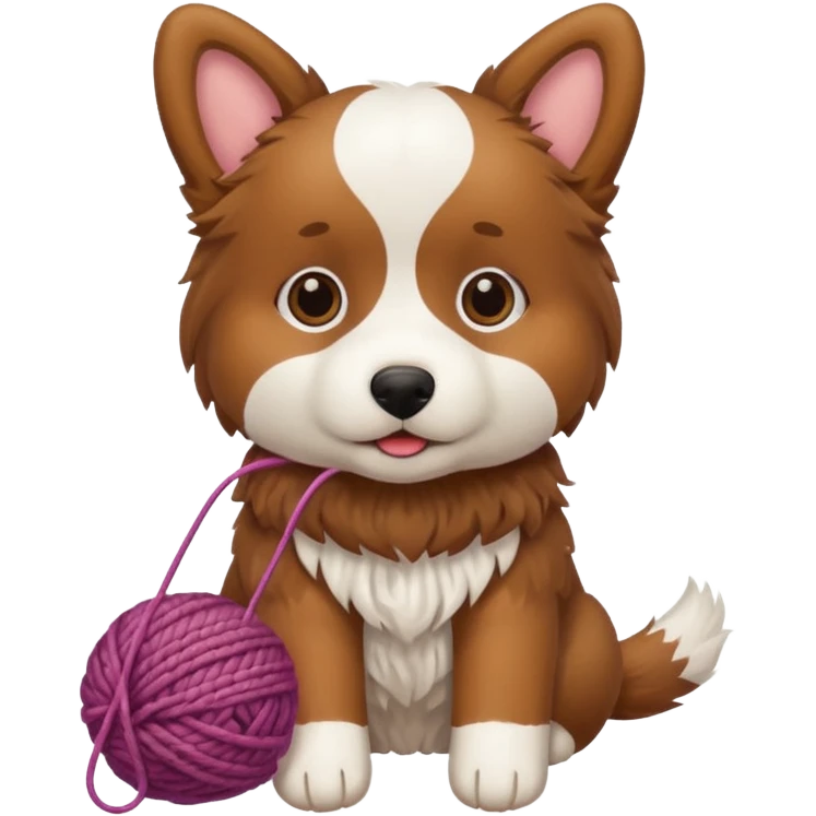dog knitting  emoji