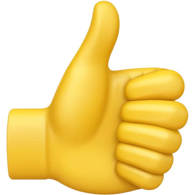thumbs up emoji with two thumbs facing outwards  emoji