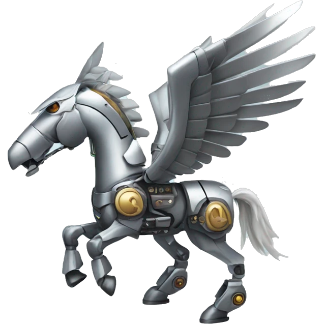 Metal Robot Pegasus  emoji