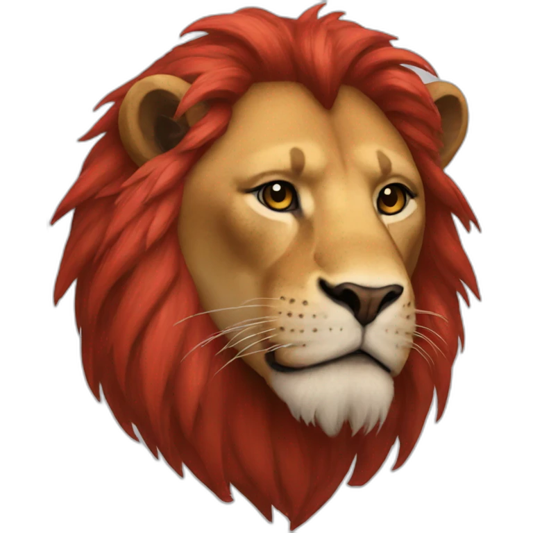 Red-lion emoji