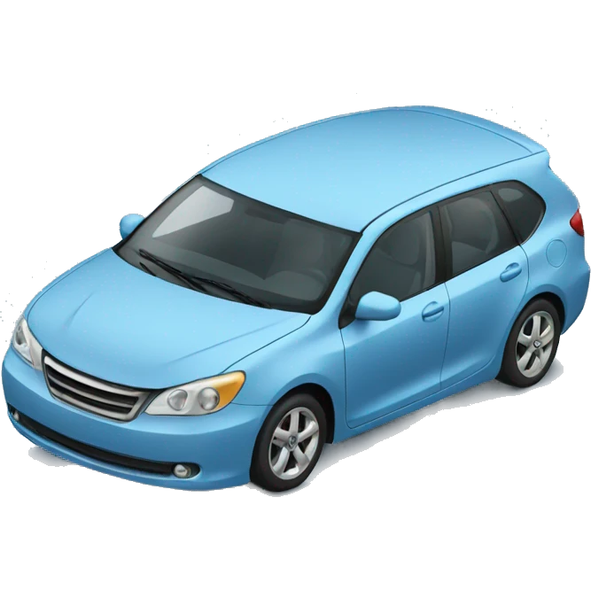 Car blue emoji