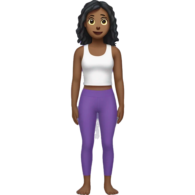 Purple leggings  emoji