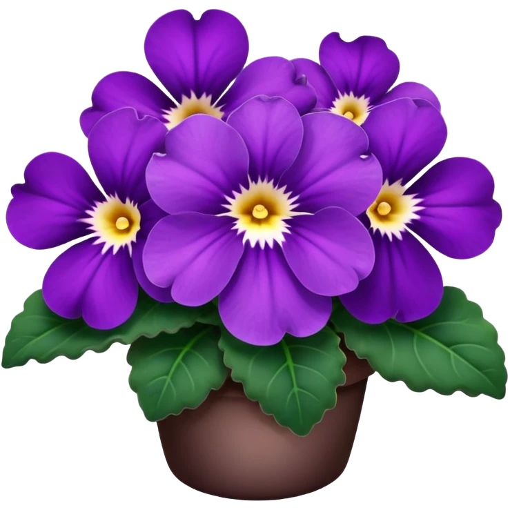 african violet flower emoji