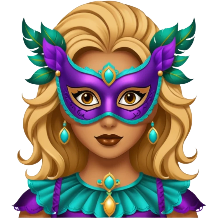 masquerade masked woman emoji