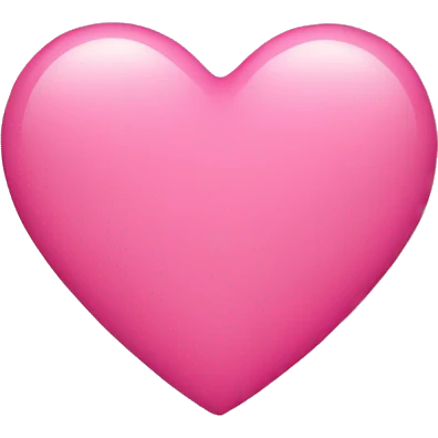 Pink heart  emoji