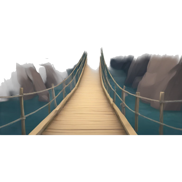 Bridge into abyss emoji