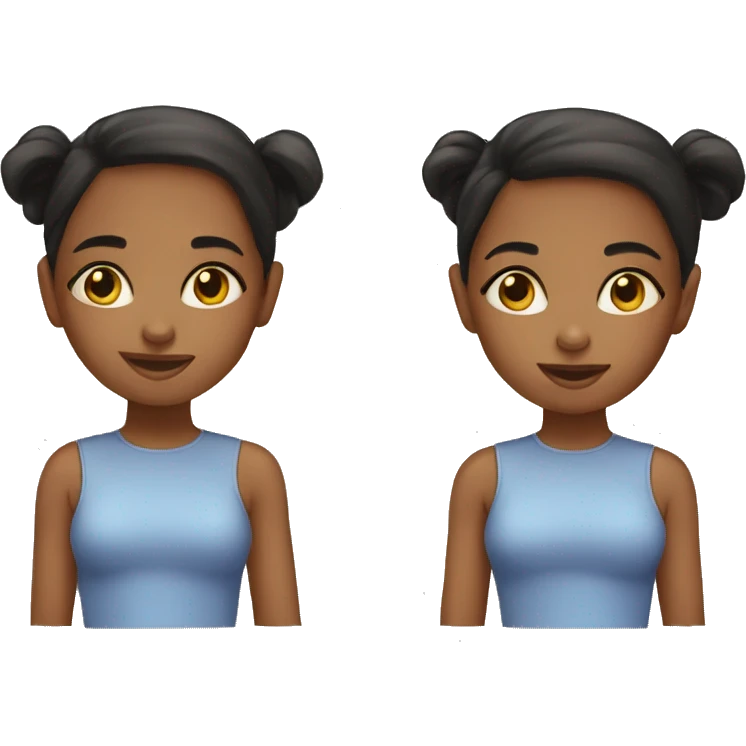 Sisters twins emoji