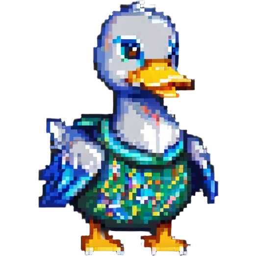 duck with duct tape emoji