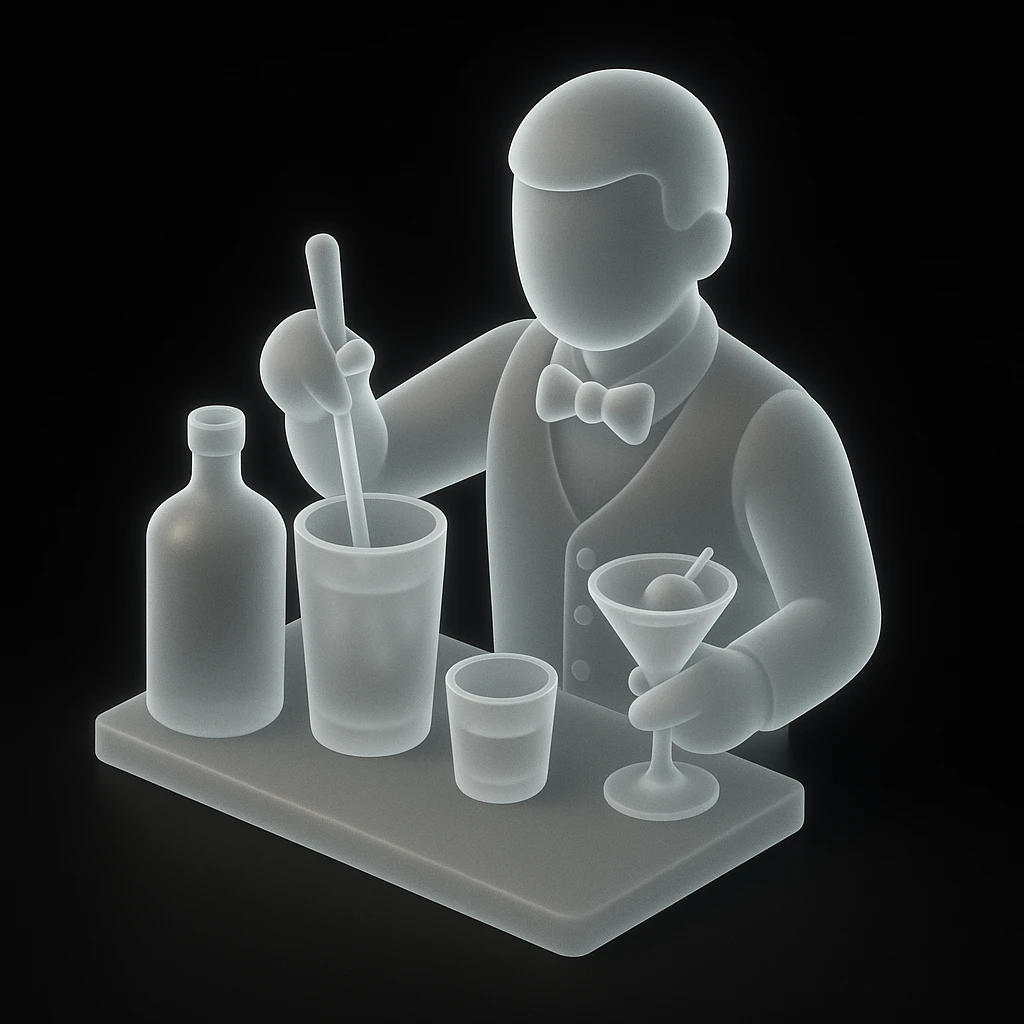 bartender mixing drinks emoji