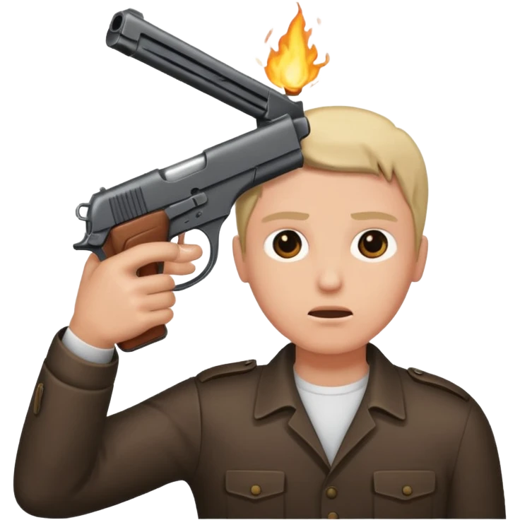 gun to head emoji