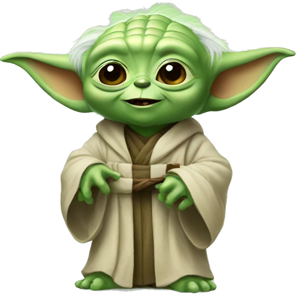 happy Yoda emoji