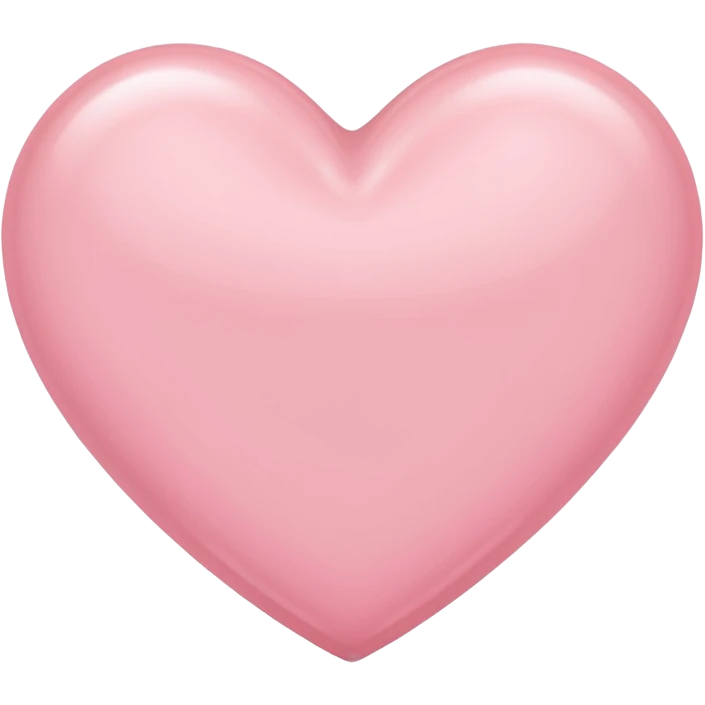Coração rosa clarinho emoji