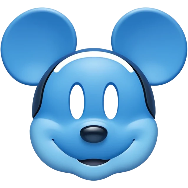 minimalist blue Disney+ logo icon emoji