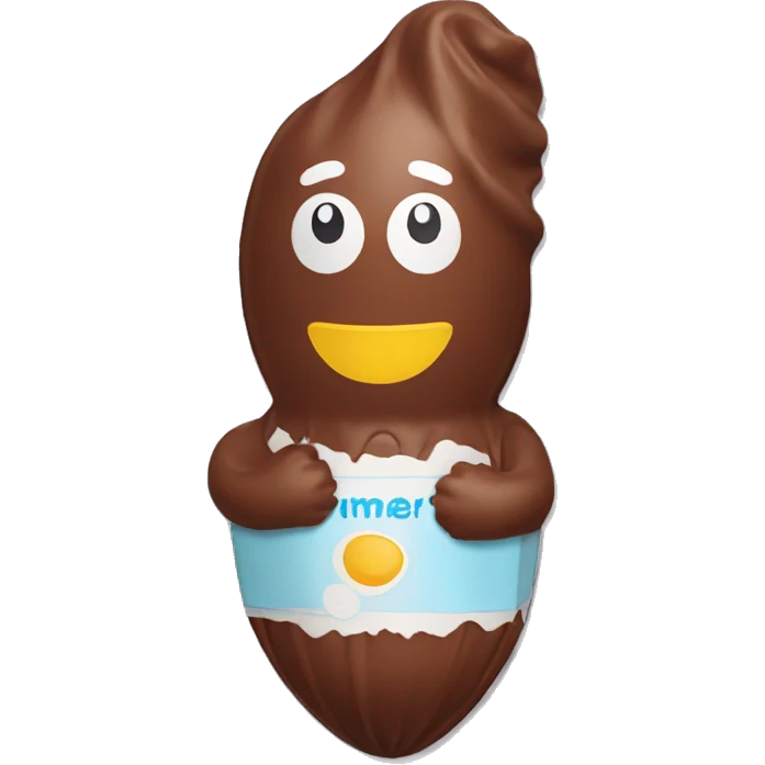 kinder chocolate egg wrapper emoji