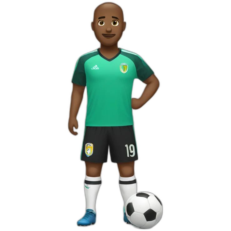 Soccer player emoji