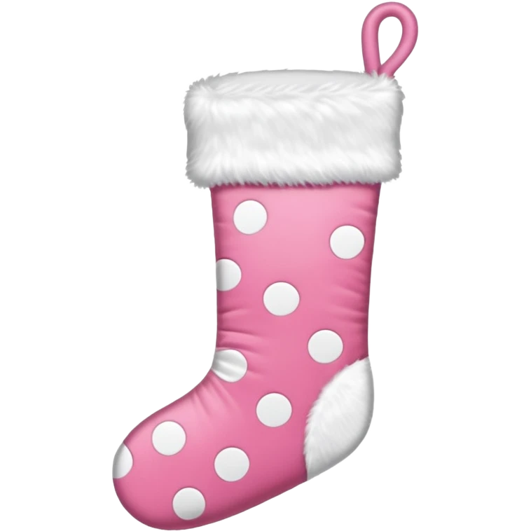 Pink Christmas emoji