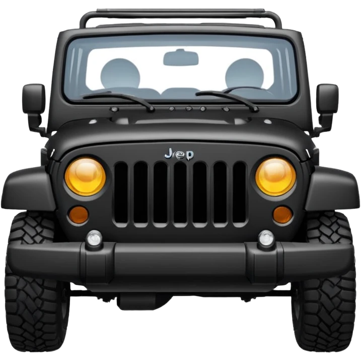 Jeep grill just headlights and grille slots emoji