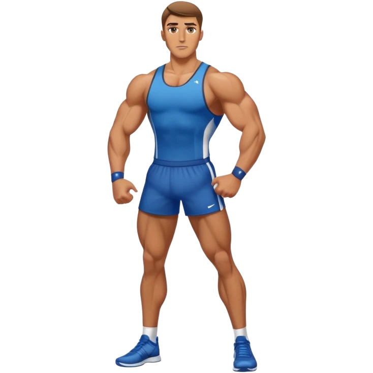 tall athlete standing emoji