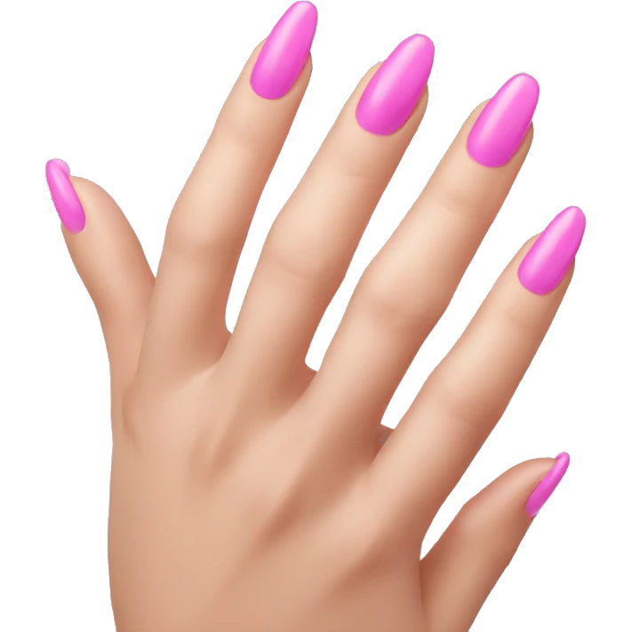 pink nails emoji