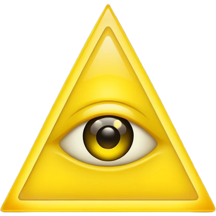 illuminati triangle glowing emoji style emoji