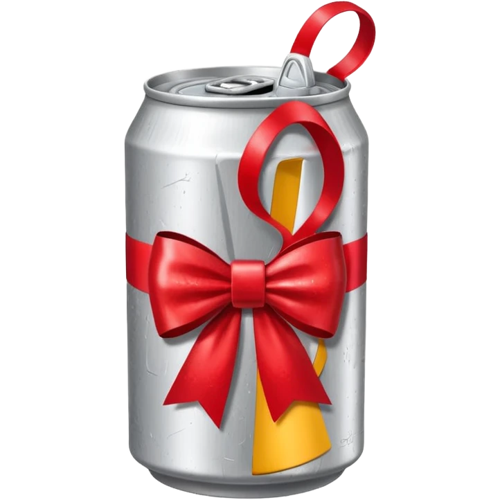 Diet coke with bow emoji