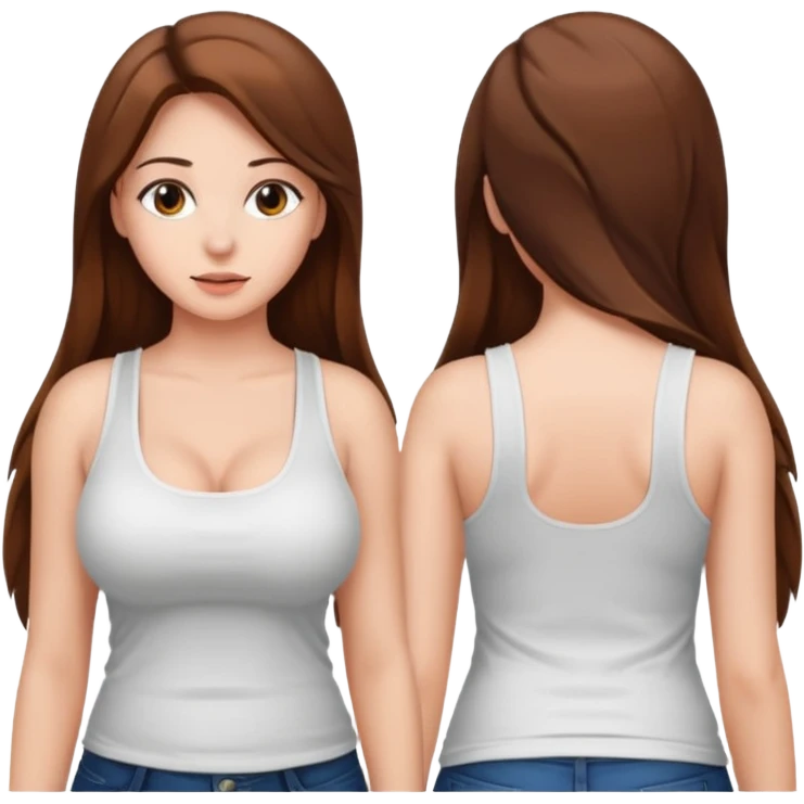 Girl naked and big boobs and big ass emoji