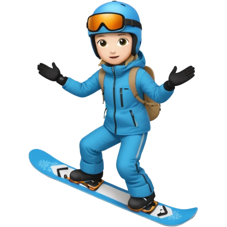 snowboarding emoji