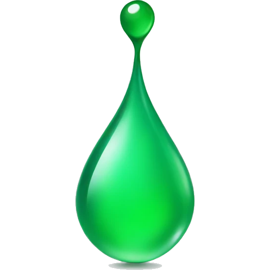 green drop emoji