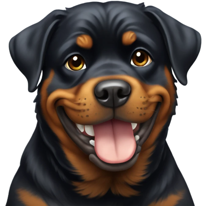 Rottweiler giving thumbs up emoji