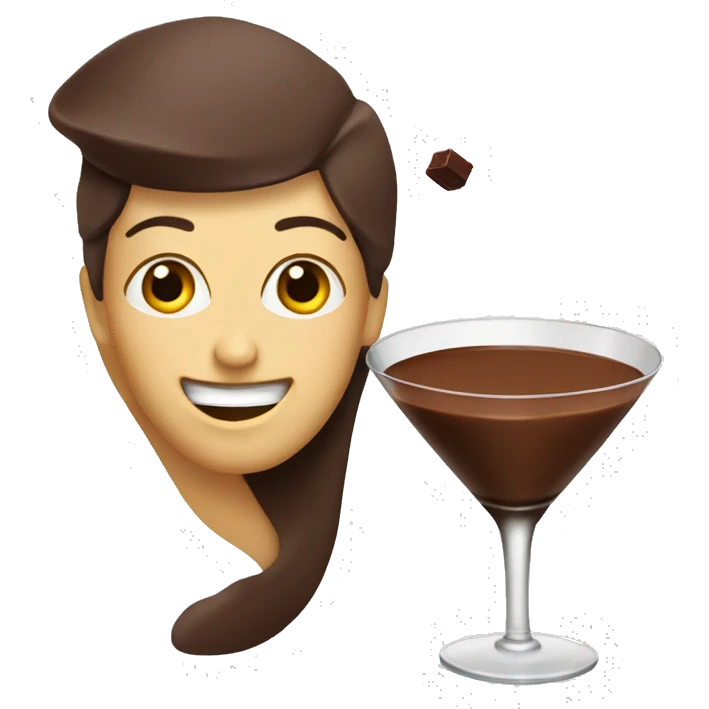 chocolate martini emoji