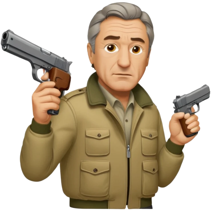 robert de niro dressed as taxi driver emoji