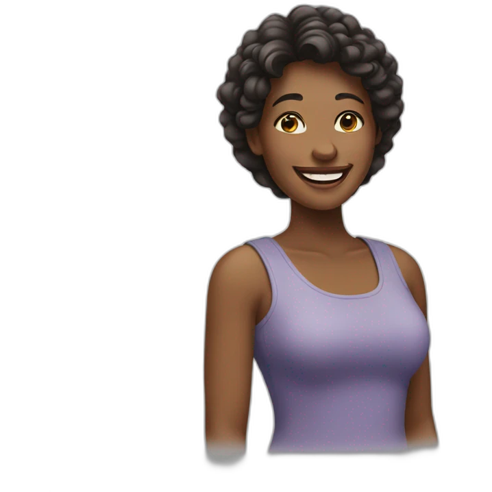 happy woman emoji