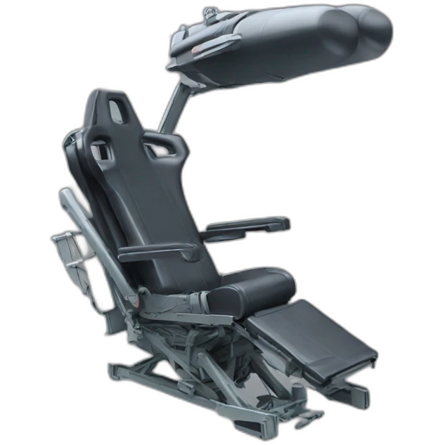 ejector seat in action emoji