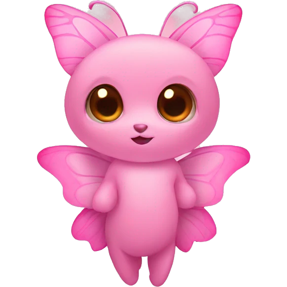 butterfly pink emoji